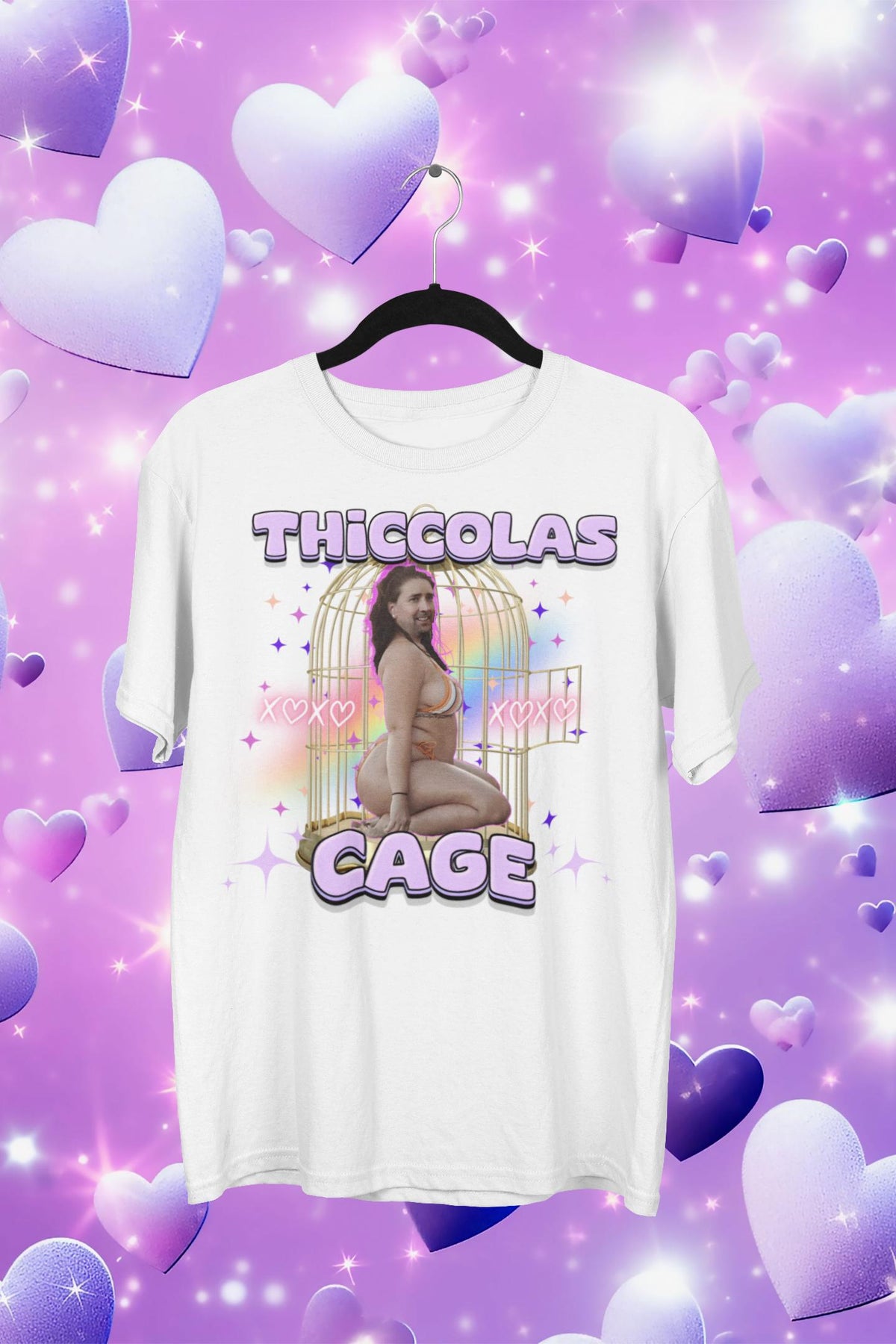 Thiccolas Cage Meme Gag Unhinged Inappropriate Cursed Celebs Celebrities Offensive Raunchy Stupid Meme