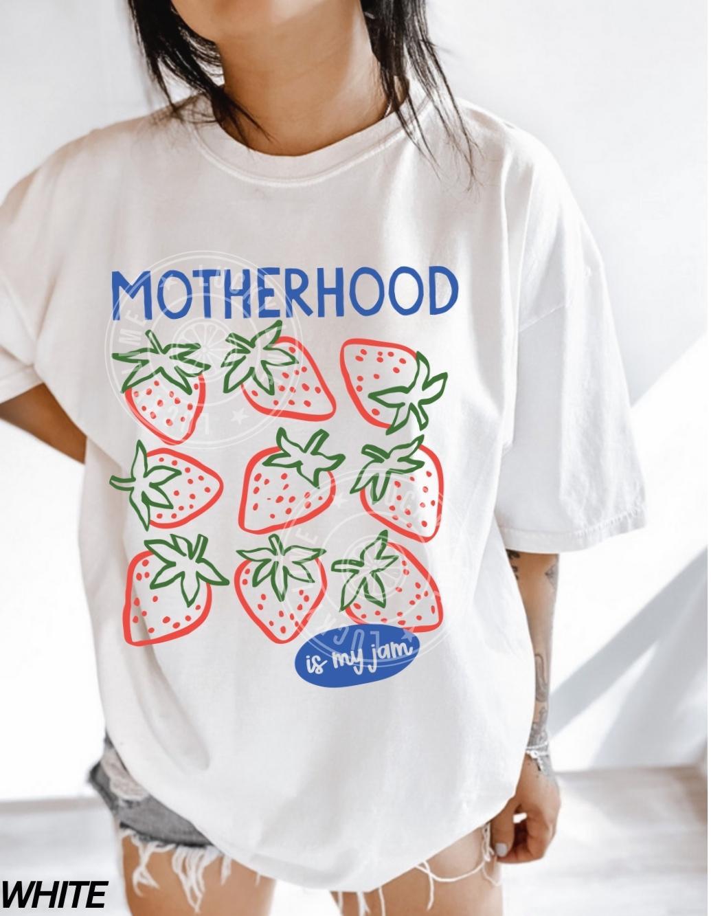 Motherhood Jam Comfort Colors Strawberry Mama Unisex