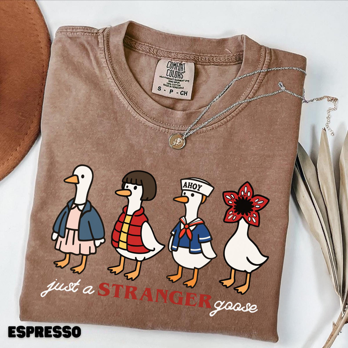 Comfort Colors Stranger Goose Goose Parody Tv Series Tee Sci-Fi Fan Tee Friends