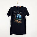 Vintage 1980s Genesis Tour Tee Black Prog Rock Size Small