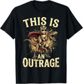 Cat Riding Dinosaur Outrage Unisex