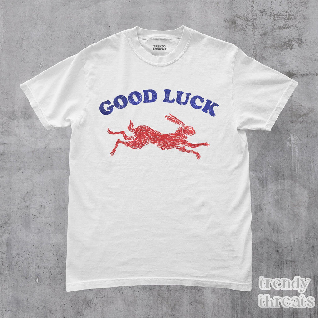 Good Luck Retro Rabbit Retro Western Bunny Feeling Lucky Him