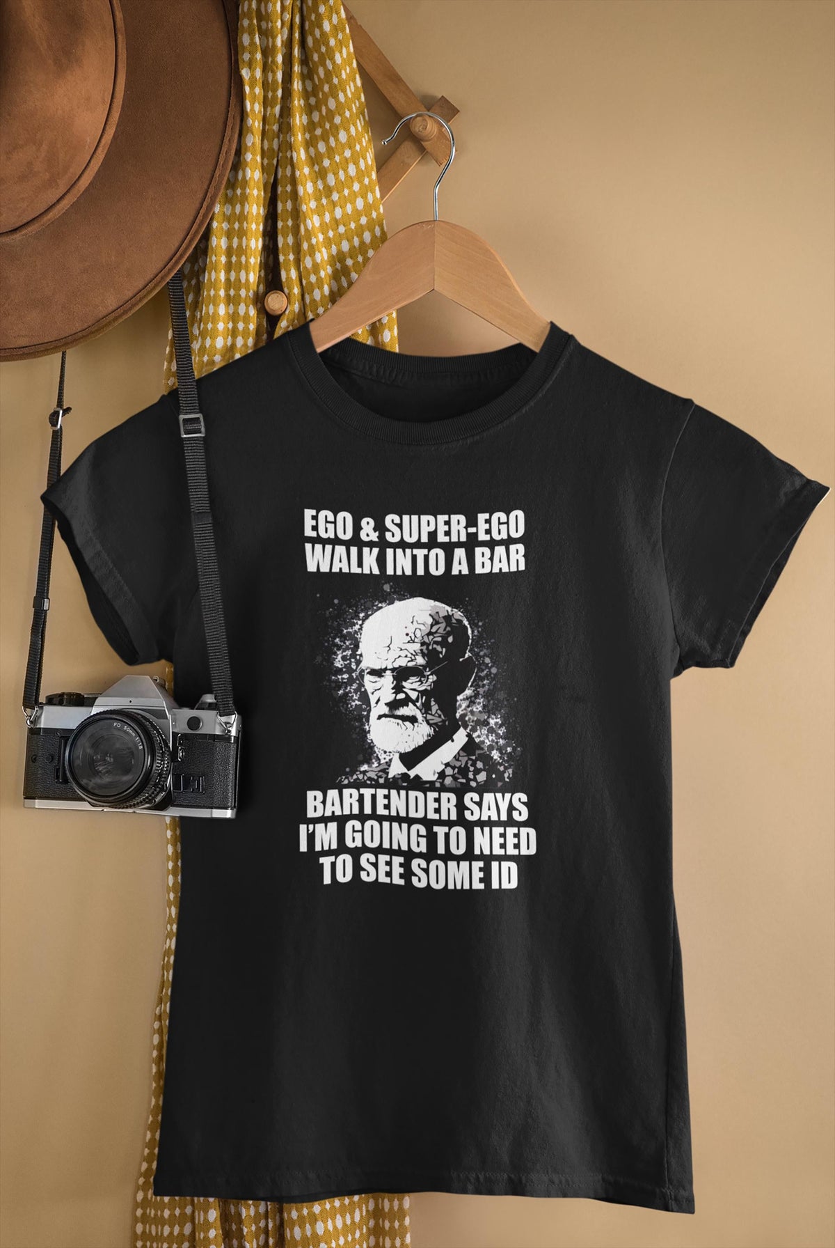 Psychologis Sigmund Freud Joke Tee Psychologist Therapis Medical Psychology Humor
