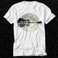 Moonlight Nature Guitar Tree Tee Vintage Music Movie Oz240