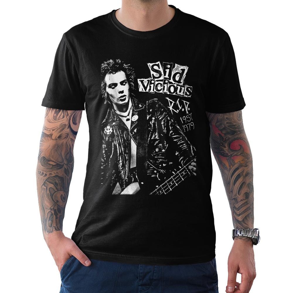 Sid Vicious Rip Sizes Unisex