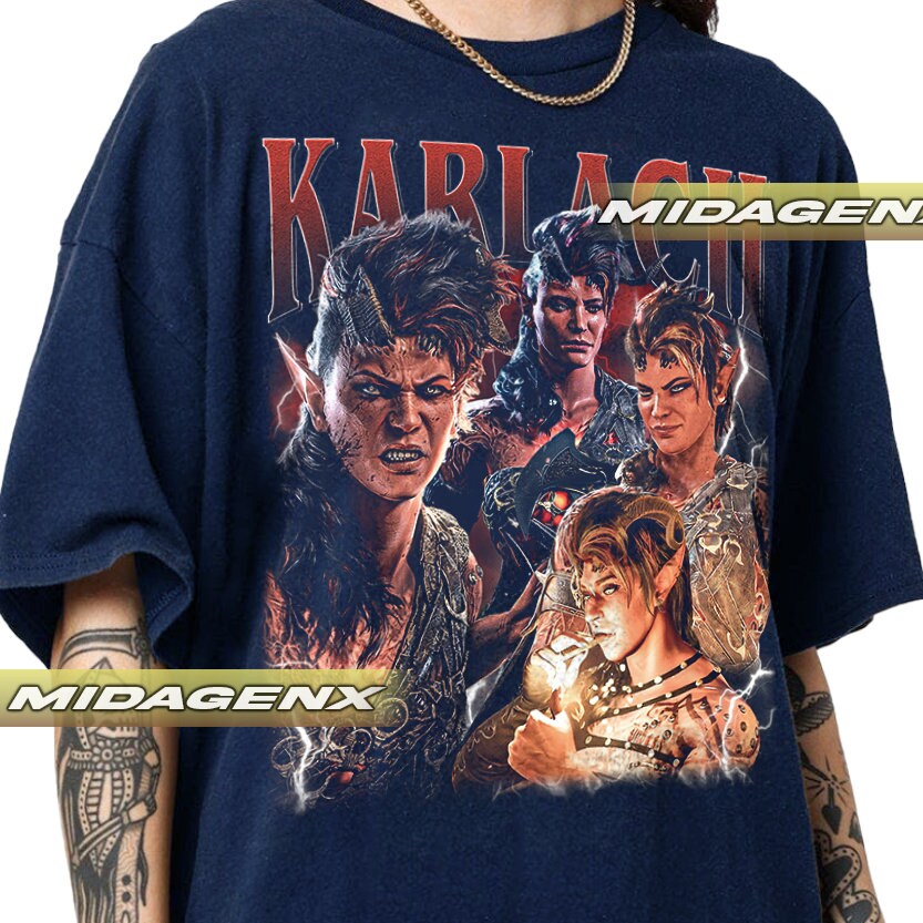 Limited Karlach Baldurs Gate Vintage Man Unisex