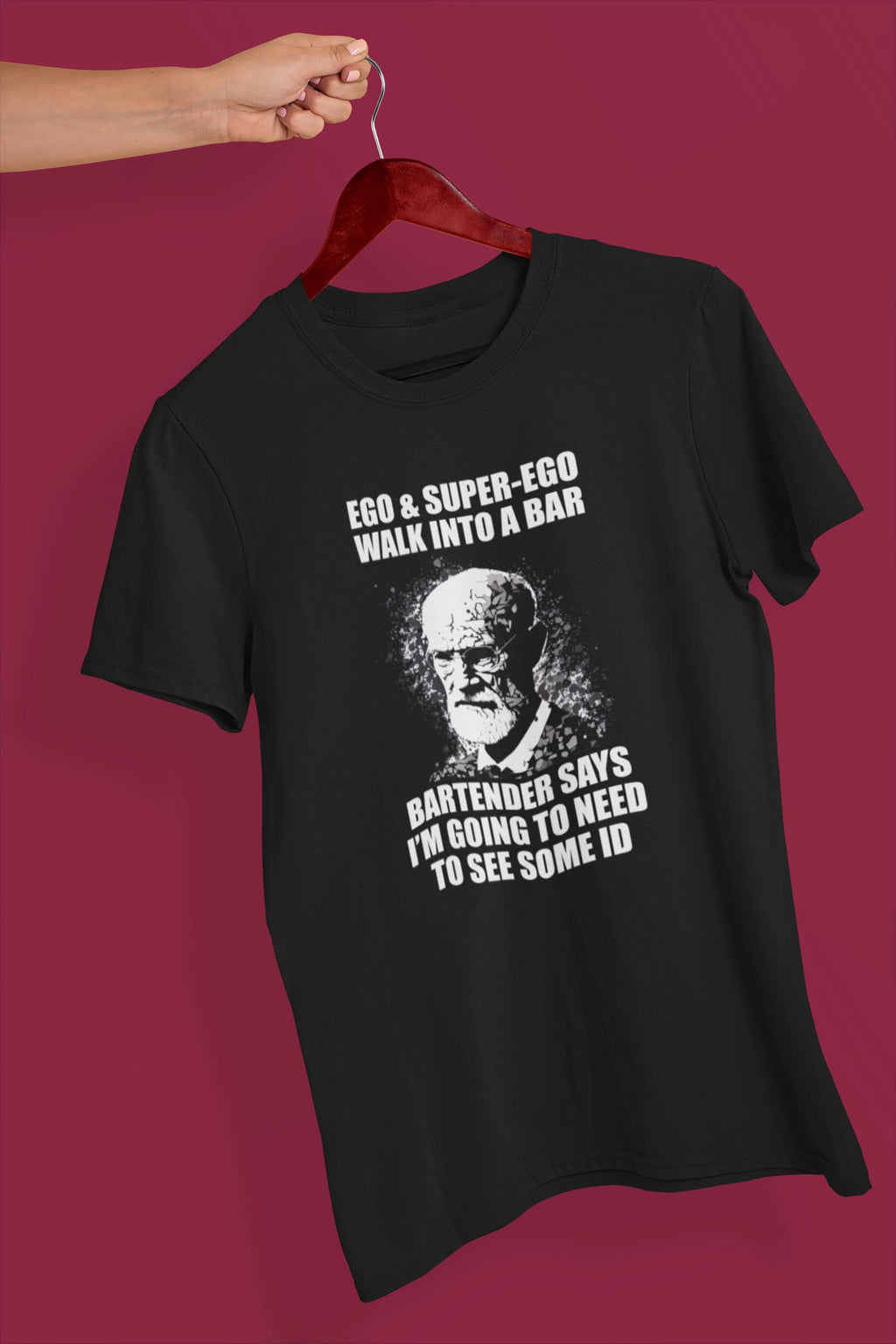 Psychologis Sigmund Freud Joke Tee Psychologist Therapis Medical Psychology Humor