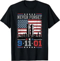 Never Forget September 11 2001 Memorial Day American Flag