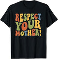 Vintage Respect Mother Earth Day Groovy 70s Environment
