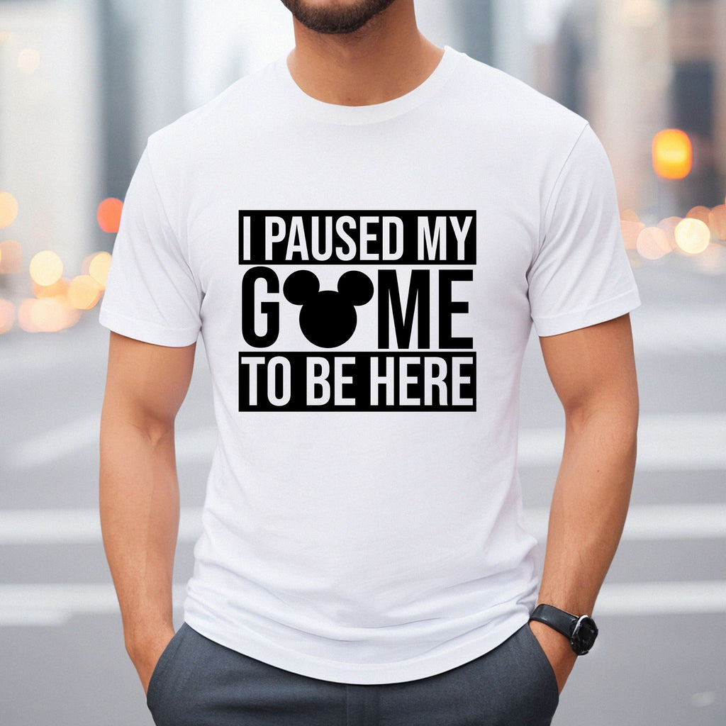 Comfort Colors Paused Game Here Game Gaming Gaming Unisex
