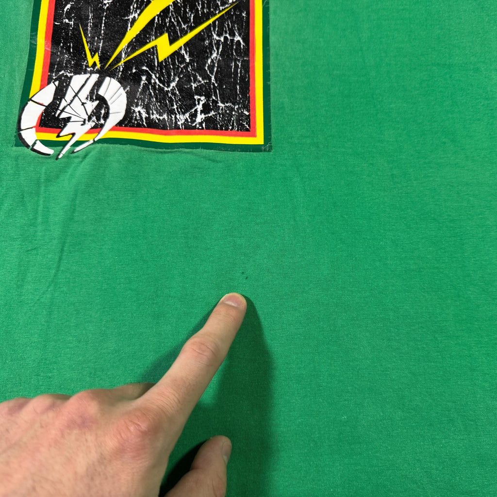 Vintage Electric Y2k Retro Eyewear Extreme Surf Skateboarding Green Tee