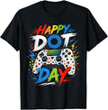 Happy Dot Day Video Game Colorful Polka Dot Gamer Boy Unisex