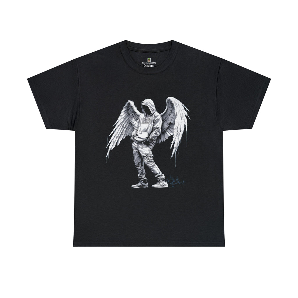 Hip Hop Angel Wings Urban Graffiti Art Tee Unisex