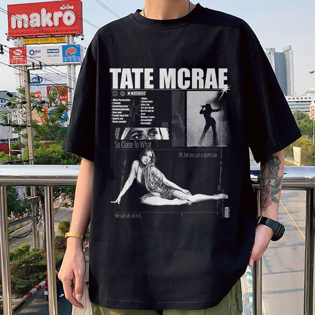 Vintage Tate Mcrae Concert Tee Tate Mcrae T8 Mcrae Fan Pop Star Merch Tour