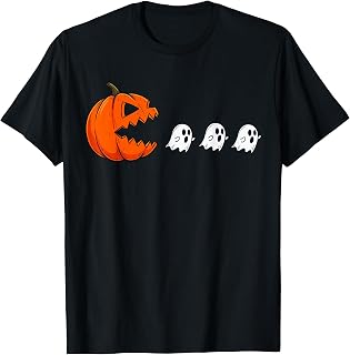 Halloween Pumpkin Eating Ghost Gamer Unisex