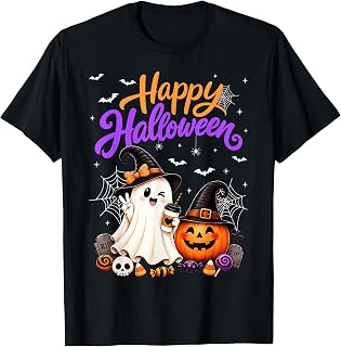 Happy Halloween Ghost Pumpkin Spooky Unisex