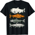 Halloween Fishing Fish Pumpkin Skeleton Mummy Ghost Spooky