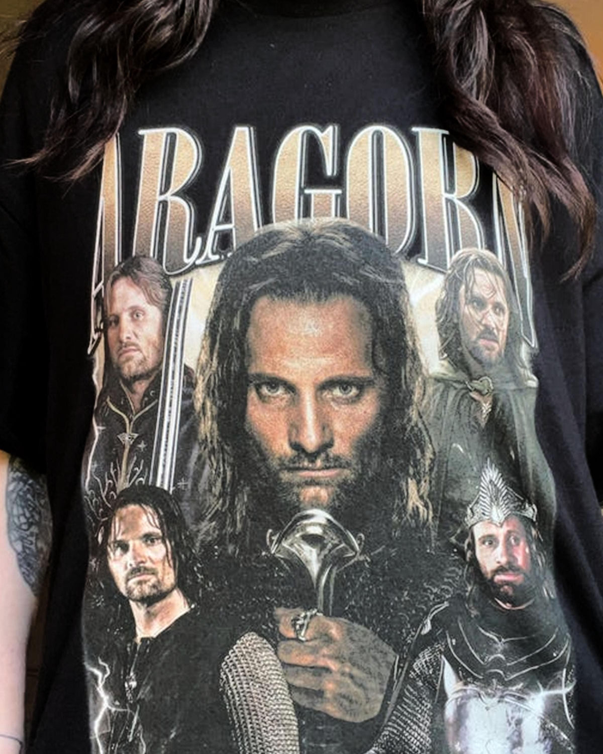 Aragorn Vintage Lord Rings Tee Unisex