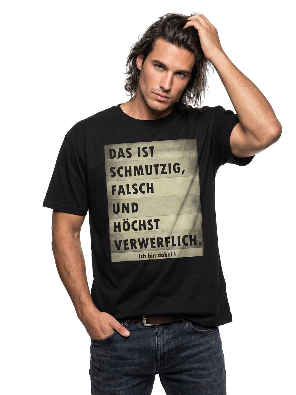 German Saying Dirty Wrong Highly Reprehensible Count Black S-Xxxxxl