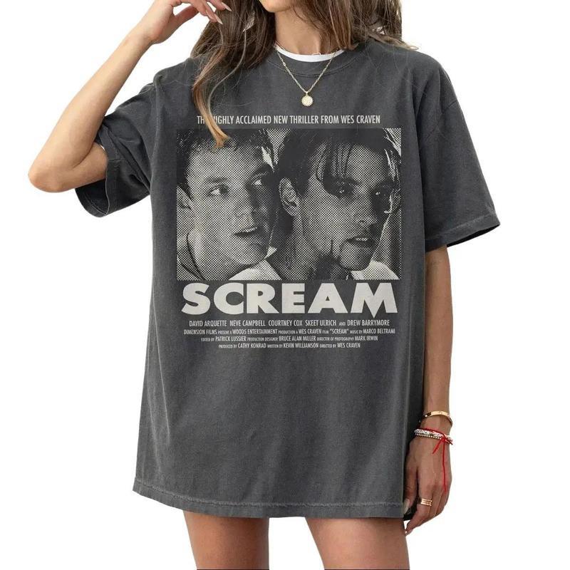 Halloween Scream Movie Tee Spooky Season Comfort Colors