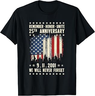 Remember Honor Unite 25th Anniversary 11 Unisex