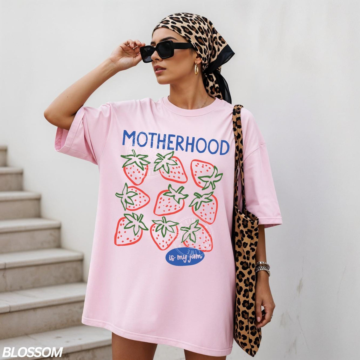 Motherhood Jam Comfort Colors Strawberry Mama Unisex