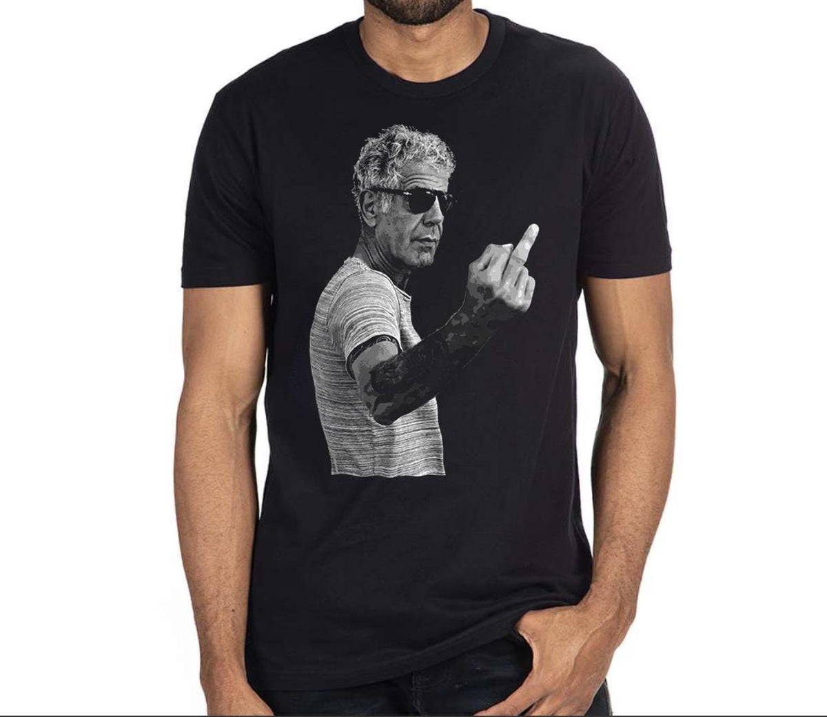 Anthony Bourdain Middle Finger Unisex