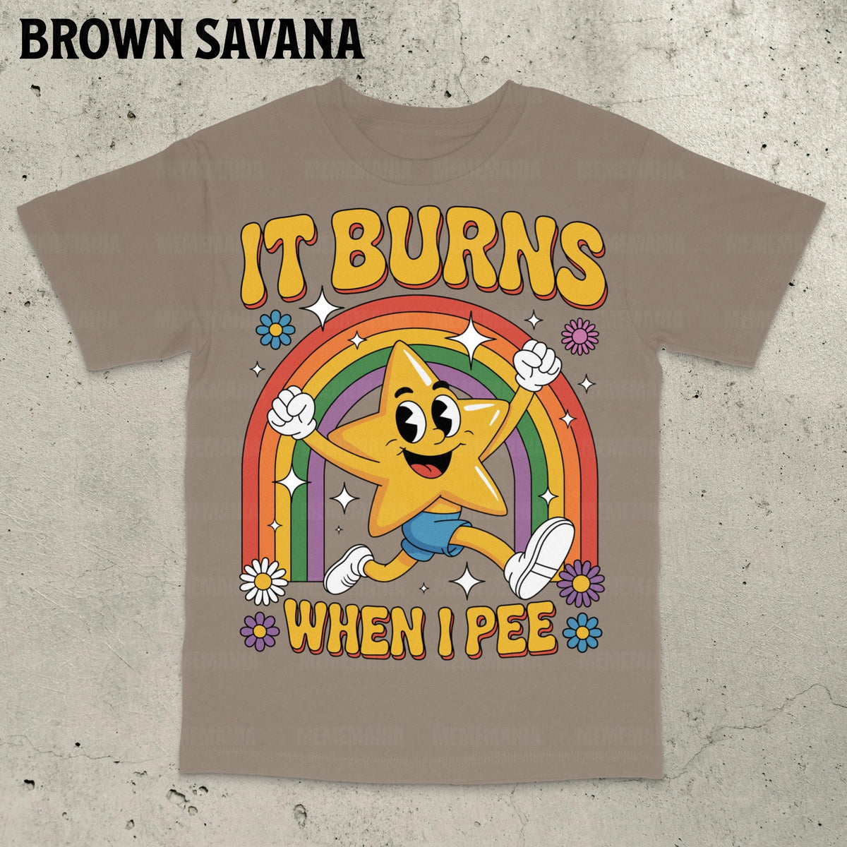 Saying Burns Pee 90s Vintage Bootleg Unisex