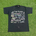 Vintage Las Vegas Tee Fruit Loom Made Usa Size Large Hotel Casino Gambling Nevada 1990s 90s