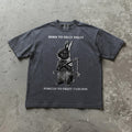 Born Dilly Dally Forced Fight Fascism Unisex