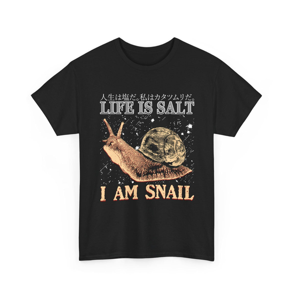 Life Salt Am Snail Vintage Japanese Unisex