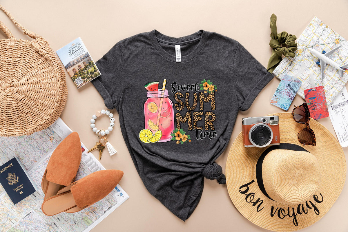 Summer Time Leopard Prin Summer Beach Summer Watermelon Booze Cocktail