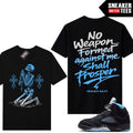 Black Carolina Aj5 Sneaker Match Tees Black Weapon Unisex