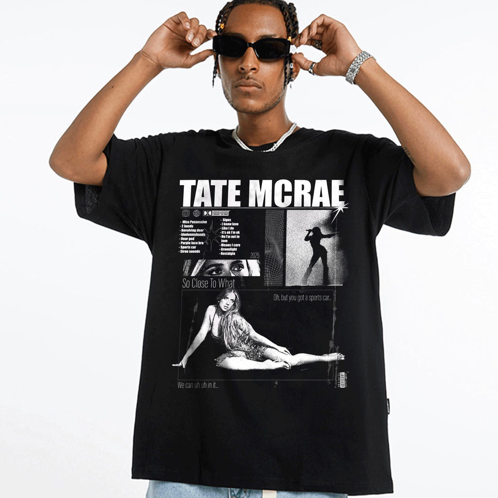 Vintage Tate Mcrae Concert Tee Tate Mcrae T8 Mcrae Fan Pop Star Merch Tour