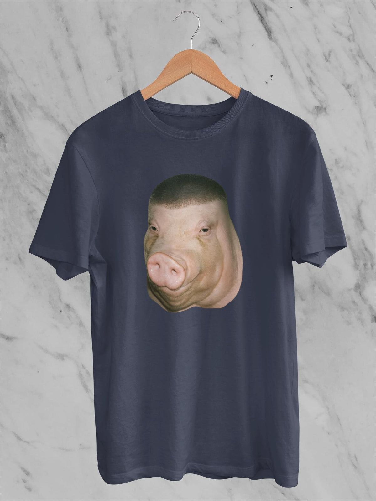 Wigger Pig Fade Buzz Haircut Meme Inappropriate Brainrot Unhinged Shitpost Dank Meme Weird Animal Lover