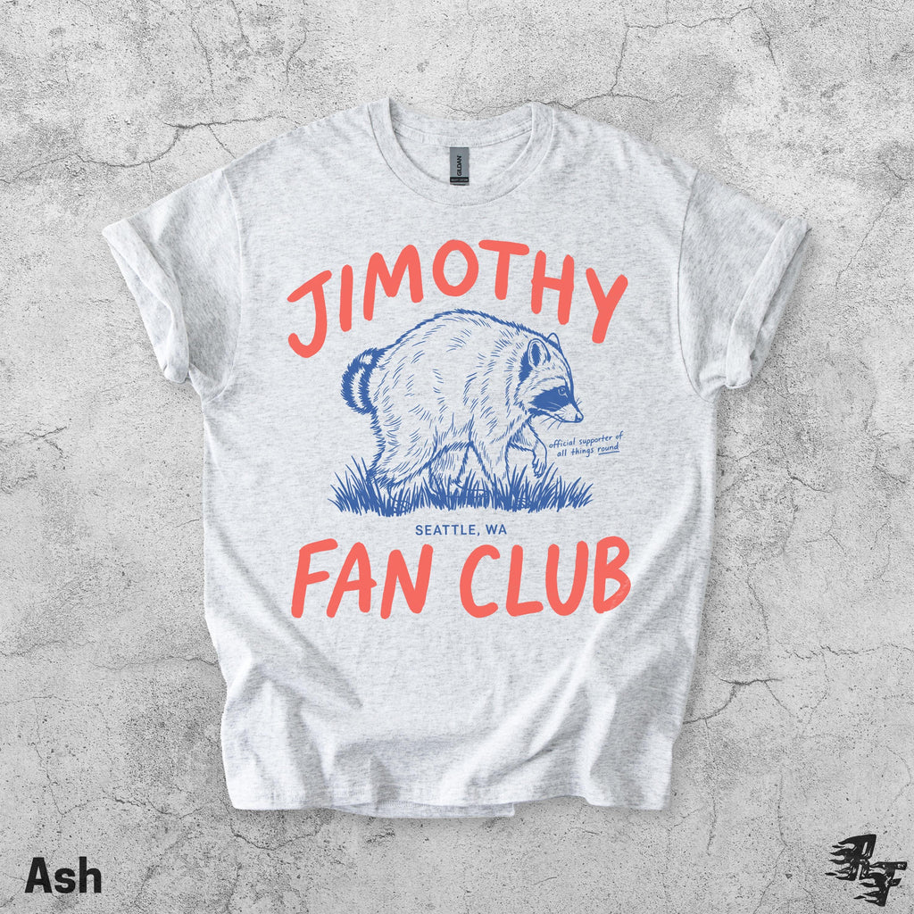 Jimothy Fan Club Raccoon Trash Panda Meme Tee Seattle Animal Lover Gif