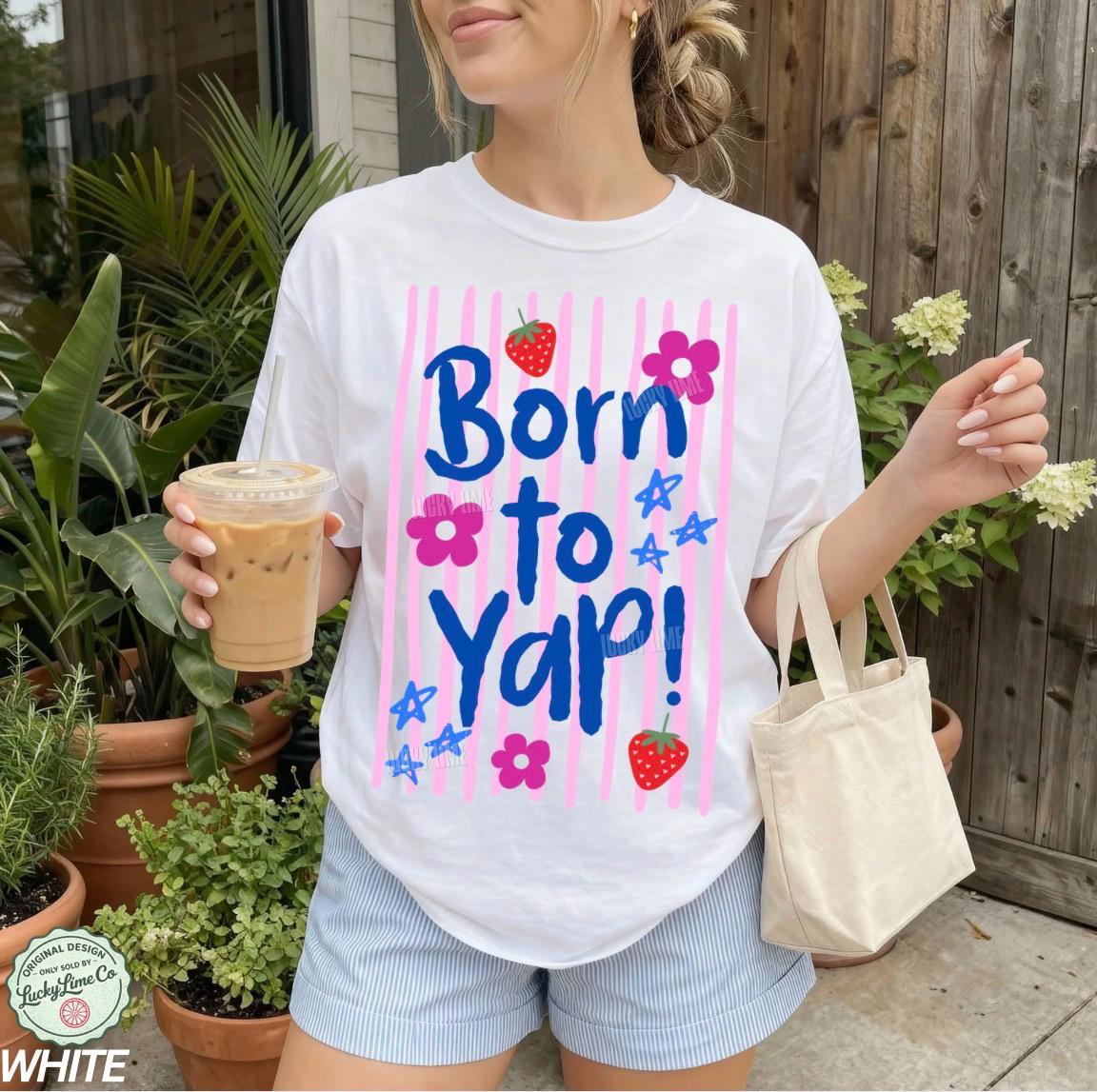 Born Yap Spring Mama Girly Striped Humor Unisex