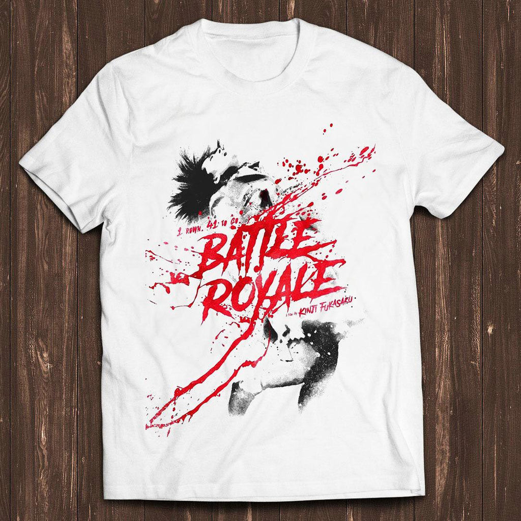 Battle Royale Japan Island Tournament Retro Film Gamer Music Meme Movie Music Tee C2591