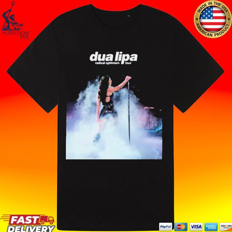 Dua Lipa Print Round Neck Unisex