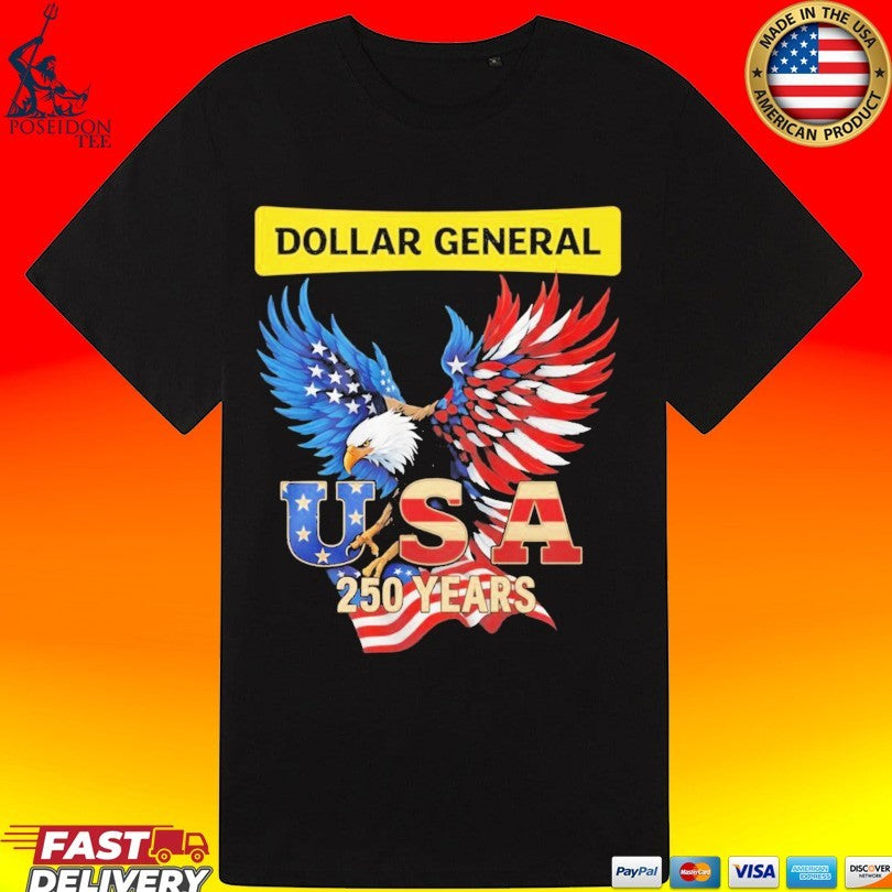 Eagle Dollar General 250 Years Of America Usa Flag Unisex