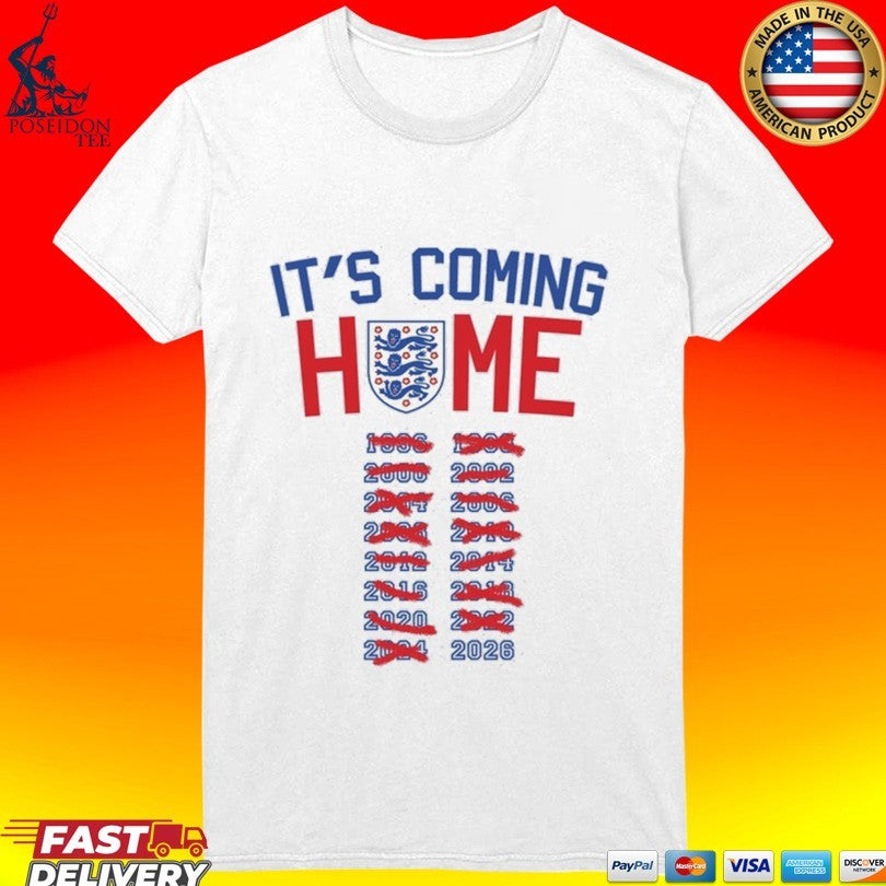 England National Football It’s Coming Home 2026 Unisex