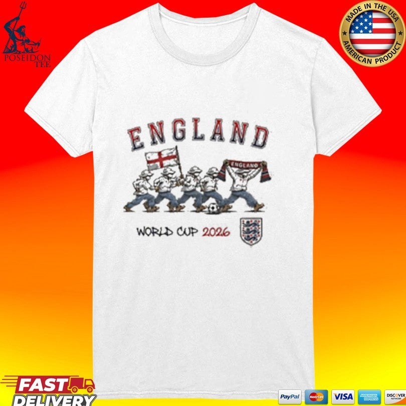 England World Cup 2026 Soccer Players Graphic Vintage Unisex