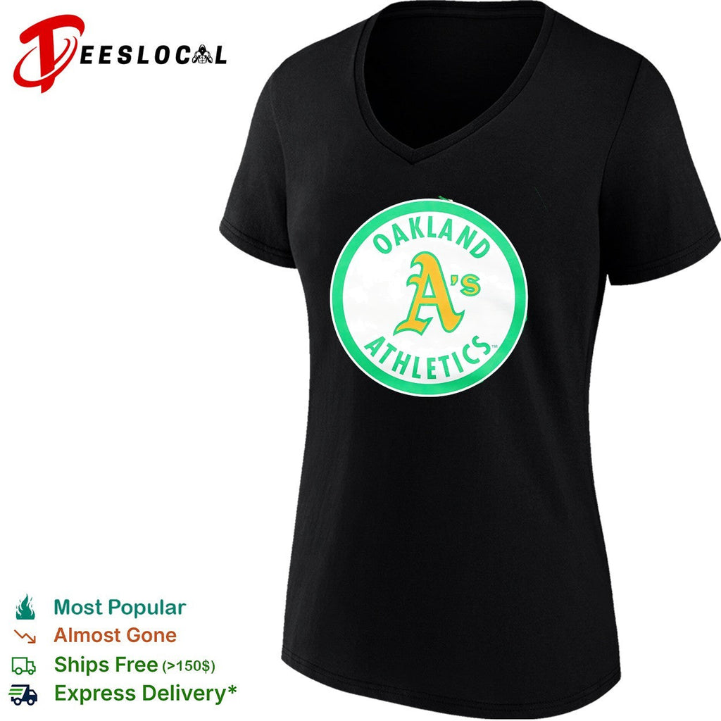 Oakland Athletics classic elephant circle A vintage logo shirt Unisex