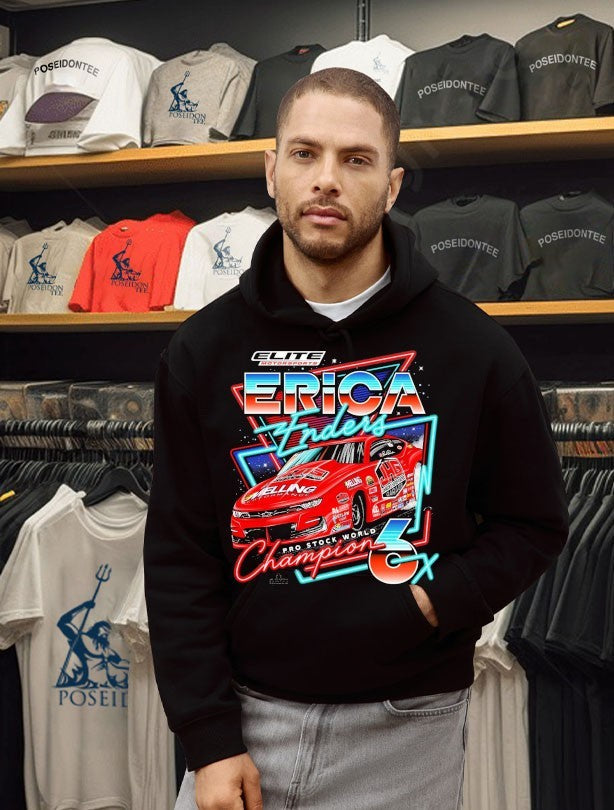 Erica Enders Pro Stock World Champions 6x Elite Motorsports Car Unisex