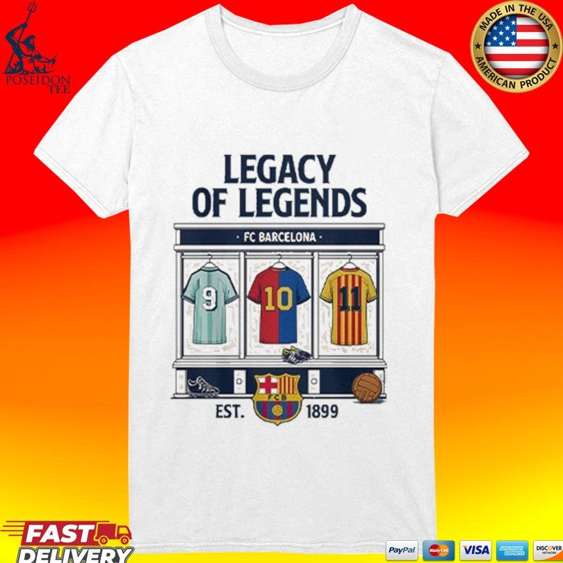 Fc Barcelona Legacy Of Legends Est 1899 Unisex