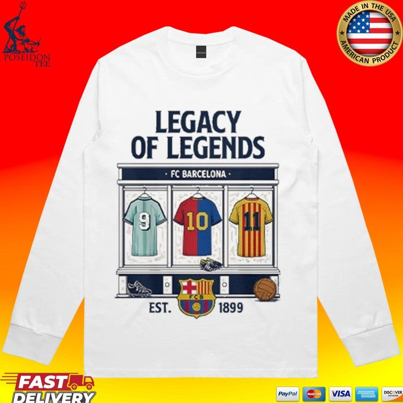 Fc Barcelona Legacy Of Legends Est 1899 Unisex
