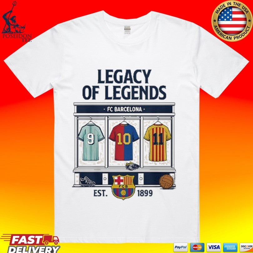 Fc Barcelona Legacy Of Legends Est 1899 Unisex