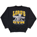LORD'S GYM HIS PAIN YOUR GAIN CREWNECK SWEAT BLACK FITS LARGE 2891