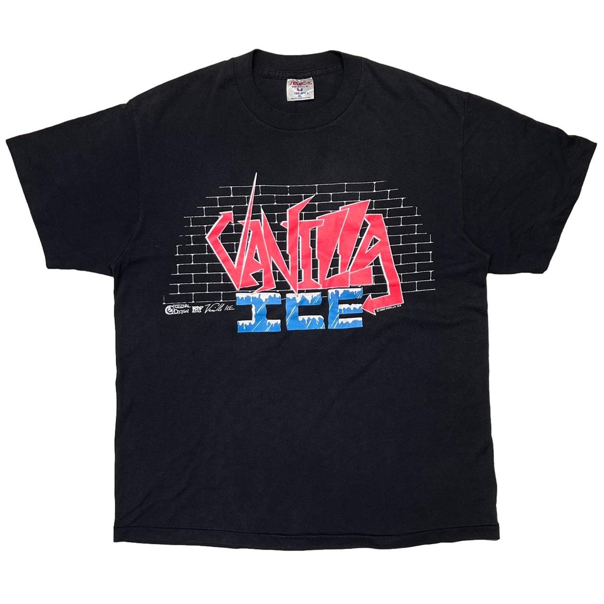 VANILLA ICE 1990 ICE ICE BABY TEE JAYS XL 5553
