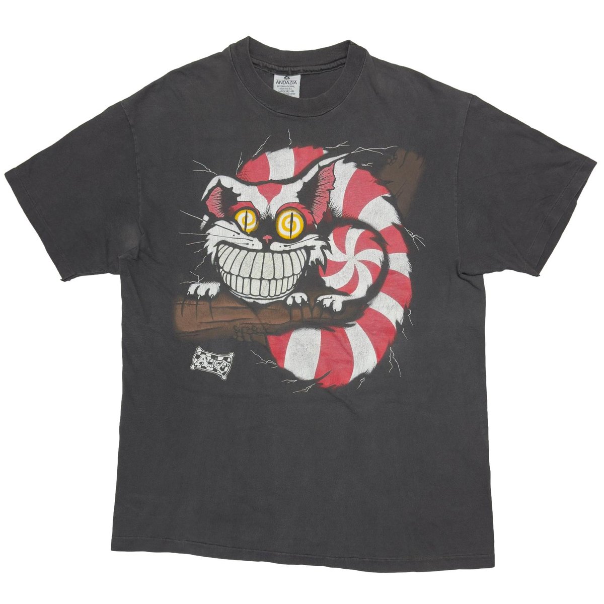 ALICE IN WONDERLAND CHESHIRE CAT BLACK ANDAZIA LARGE 8368